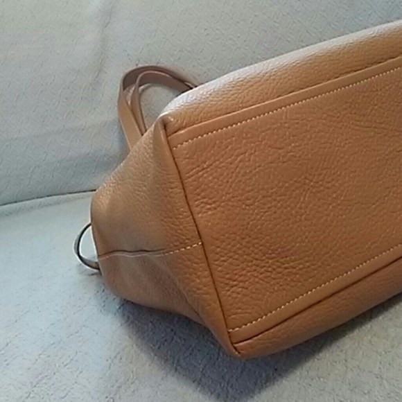 Vintage Authentic Prada Leather Shoulder Tote Double Handle Bag - Picture 5 of 8